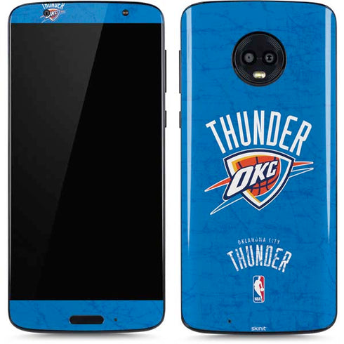 NBA Oklahoma City Thunder Primary Logo Moto G6 Skin
