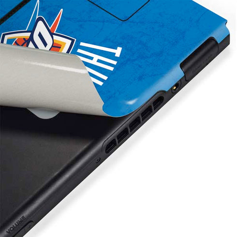 NBA Oklahoma City Thunder Primary Logo Nintendo Switch Bundle Skin