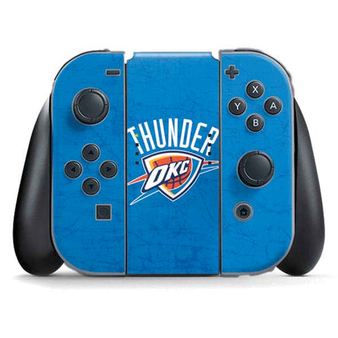 NBA Oklahoma City Thunder Primary Logo Nintendo Switch (2017-2021) Joy-Con Controller Skin