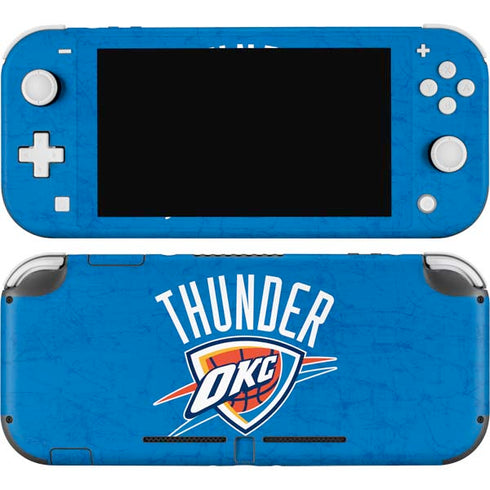 NBA Oklahoma City Thunder Primary Logo Nintendo Switch Lite Skin
