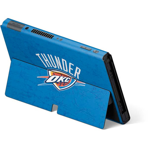 NBA Oklahoma City Thunder Primary Logo Nintendo Switch OLED (2021) Skin