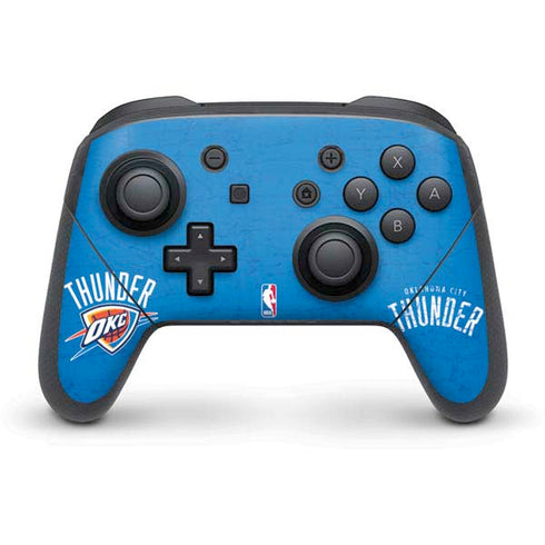 NBA Oklahoma City Thunder Primary Logo Nintendo Switch Pro Controller Skin