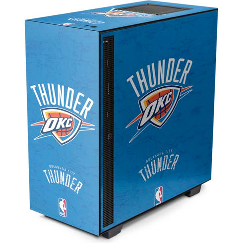 NBA Oklahoma City Thunder Primary Logo NZXT H510 Compact ATX Mid-Tower Case Skin