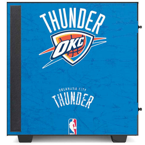 NBA Oklahoma City Thunder Primary Logo NZXT H510 Compact ATX Mid-Tower Case Skin