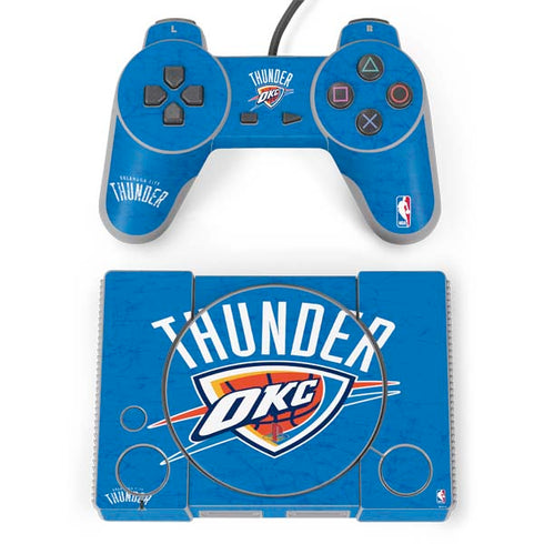 NBA Oklahoma City Thunder Primary Logo PlayStation Classic Bundle Skin