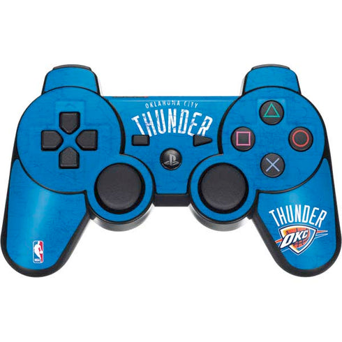 NBA Oklahoma City Thunder Primary Logo PS3 Dual Shock wireless controller Skin