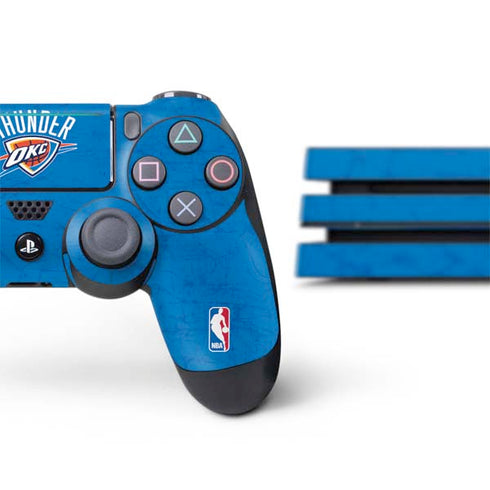 NBA Oklahoma City Thunder Primary Logo PS4 Pro Bundle Skin