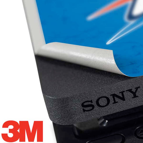 NBA Oklahoma City Thunder Primary Logo PS4 Slim Skin