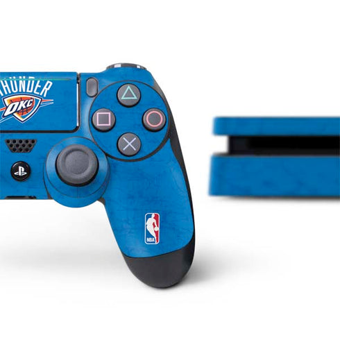 NBA Oklahoma City Thunder Primary Logo PS4 Slim Bundle Skin