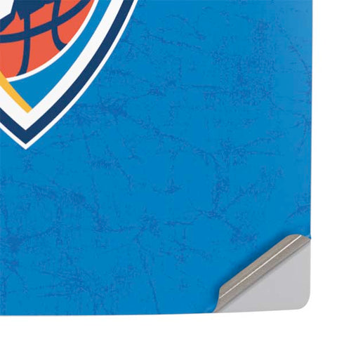 NBA Oklahoma City Thunder Primary Logo PS5 Slim Disk Console Skin