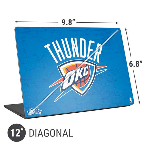 NBA Oklahoma City Thunder Primary Logo Universal Laptop 12in (9.8 x 6.8in) Skin