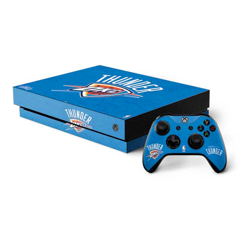 NBA Oklahoma City Thunder Primary Logo Xbox One X Bundle Skin
