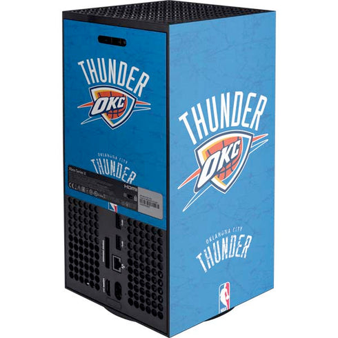 NBA Oklahoma City Thunder Primary Logo Xbox Series X Console Skin