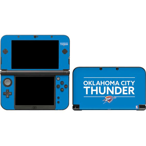 NBA Oklahoma City Thunder Standard - Blue 3DS XL 2015 Skin