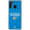 NBA Oklahoma City Thunder Standard - Blue Galaxy A21 Clear Case