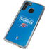 NBA Oklahoma City Thunder Standard - Blue Galaxy A21 Clear Case