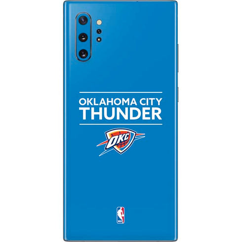 NBA Oklahoma City Thunder Standard - Blue Galaxy Note 10 Plus Skin