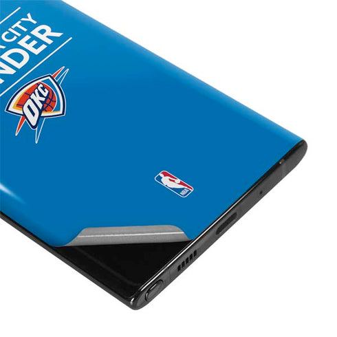 NBA Oklahoma City Thunder Standard - Blue Galaxy Note 10 Plus Skin