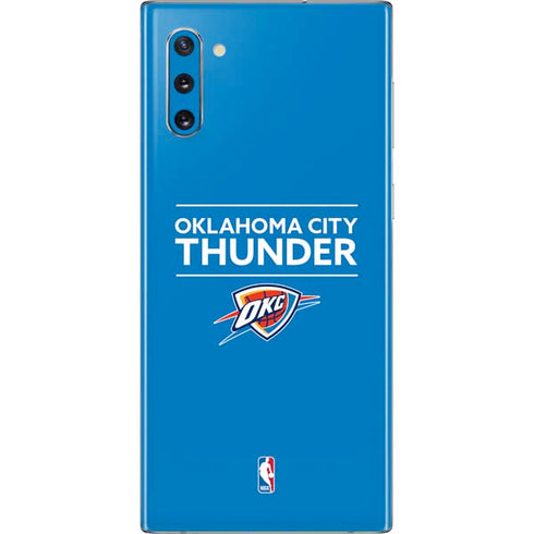 NBA Oklahoma City Thunder Standard - Blue Galaxy Note 10 Skin