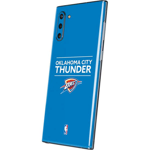 NBA Oklahoma City Thunder Standard - Blue Galaxy Note 10 Skin