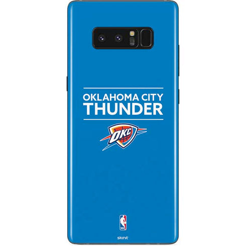 NBA Oklahoma City Thunder Standard - Blue Galaxy Note 8 Skin
