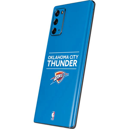NBA Oklahoma City Thunder Standard - Blue Galaxy Note20 5G Skin