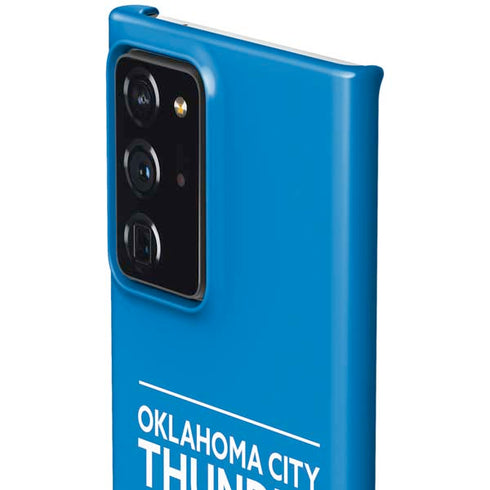 NBA Oklahoma City Thunder Standard - Blue Galaxy Note20 Ultra 5G Lite Case