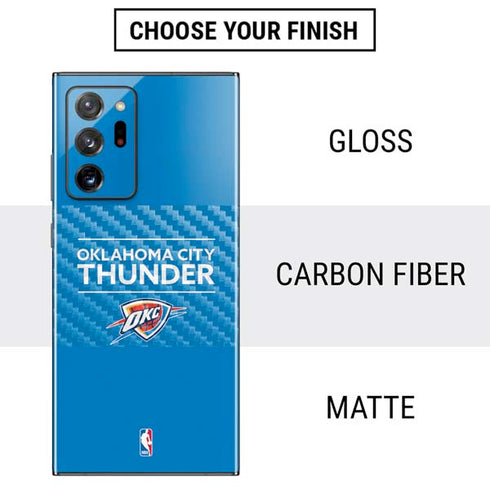 NBA Oklahoma City Thunder Standard - Blue Galaxy Note20 Ultra 5G Skin