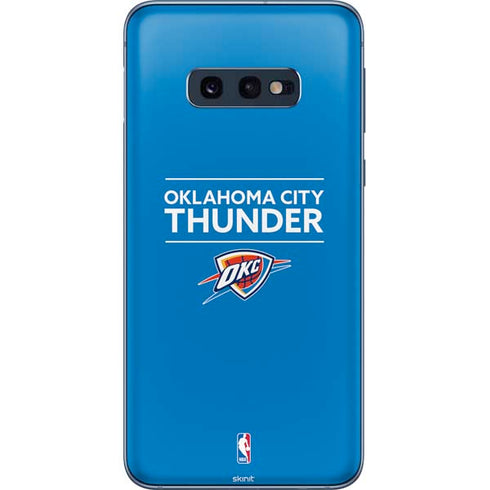 NBA Oklahoma City Thunder Standard - Blue Galaxy S10e Skin