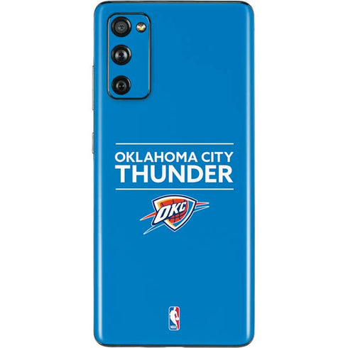 NBA Oklahoma City Thunder Standard - Blue Galaxy S20 Fan Edition Skin