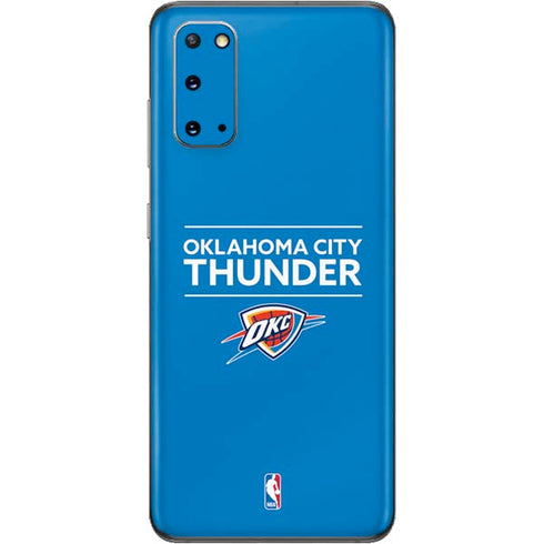 NBA Oklahoma City Thunder Standard - Blue Galaxy S20 Skin