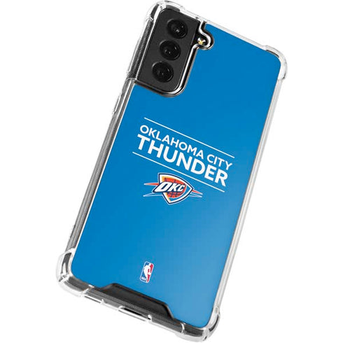 NBA Oklahoma City Thunder Standard - Blue Galaxy S21 FE Clear Case