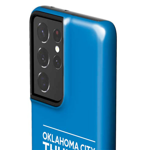 NBA Oklahoma City Thunder Standard - Blue Galaxy S21 Ultra 5G Pro Case