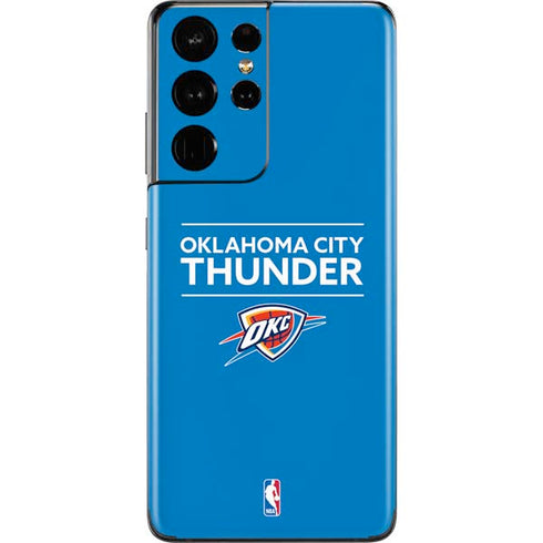 NBA Oklahoma City Thunder Standard - Blue Galaxy S21 Ultra 5G Skin