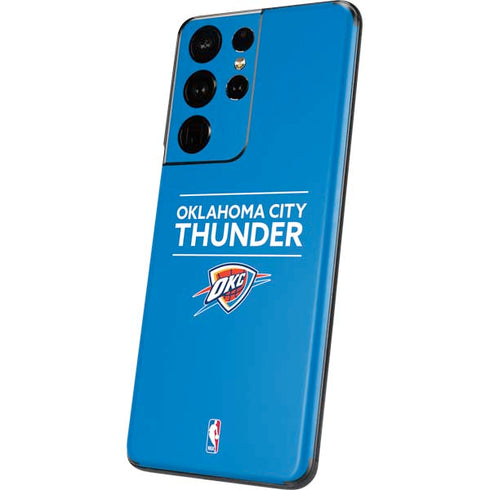 NBA Oklahoma City Thunder Standard - Blue Galaxy S21 Ultra 5G Skin