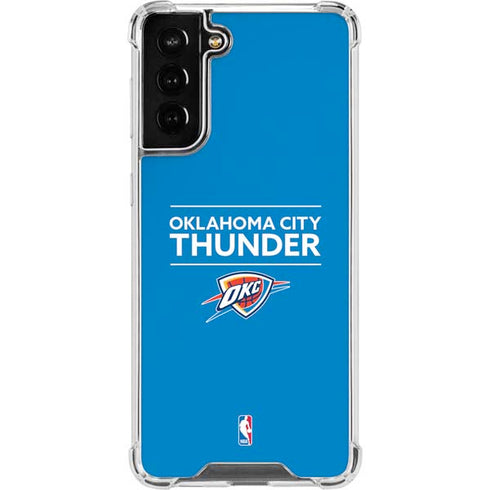NBA Oklahoma City Thunder Standard - Blue Galaxy S22 Plus Clear Case