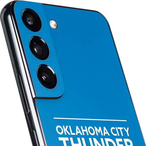NBA Oklahoma City Thunder Standard - Blue Galaxy S22 Plus Skin