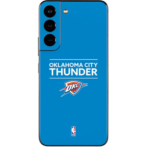 NBA Oklahoma City Thunder Standard - Blue Galaxy S22 Skin
