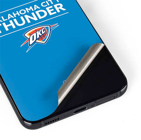 NBA Oklahoma City Thunder Standard - Blue Galaxy S22 Skin