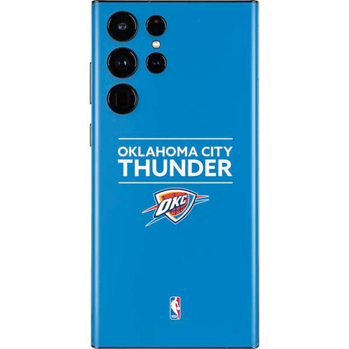 NBA Oklahoma City Thunder Standard - Blue Galaxy S22 Ultra Skin