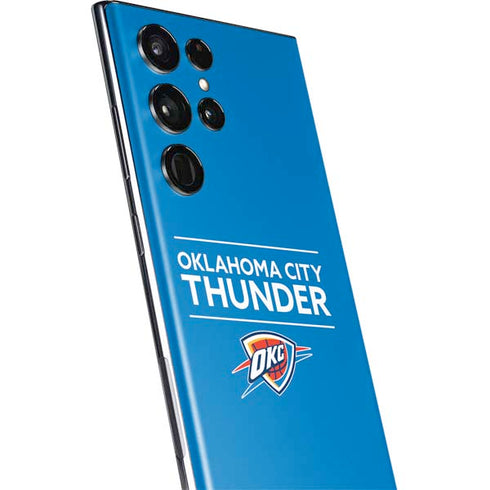 NBA Oklahoma City Thunder Standard - Blue Galaxy S22 Ultra Skin