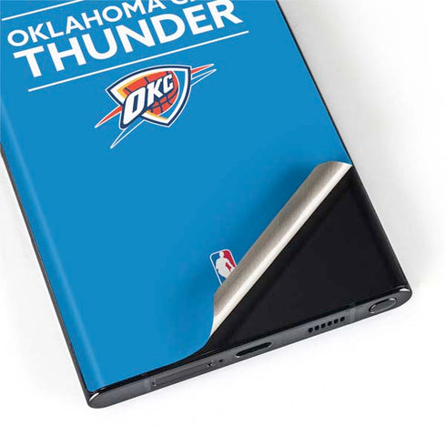 NBA Oklahoma City Thunder Standard - Blue Galaxy S22 Ultra Skin