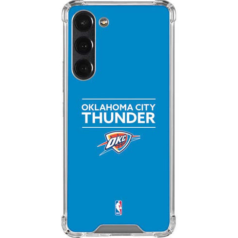 NBA Oklahoma City Thunder Standard - Blue Galaxy S23 Plus Clear Case