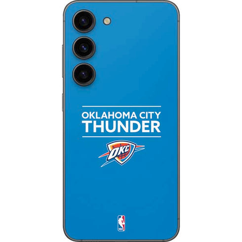 NBA Oklahoma City Thunder Standard - Blue Galaxy S23 Skin