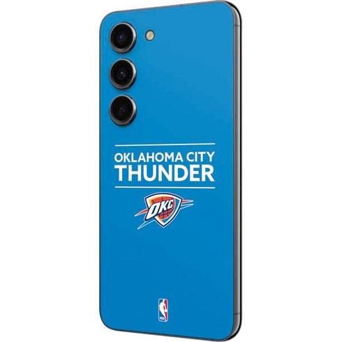 NBA Oklahoma City Thunder Standard - Blue Galaxy S23 Skin