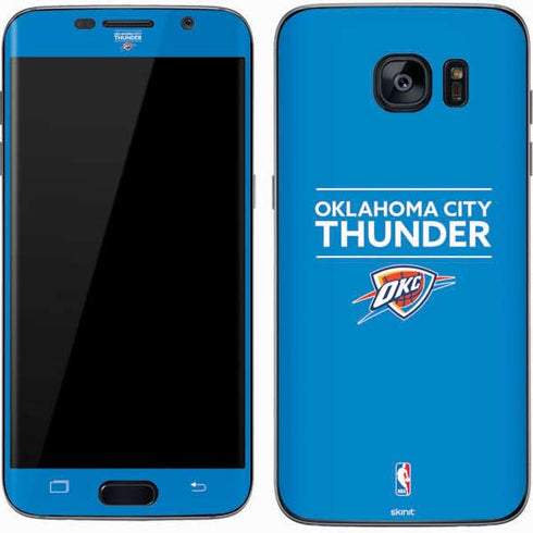 NBA Oklahoma City Thunder Standard - Blue Galaxy S7 Skin