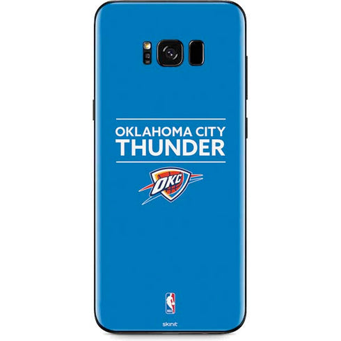 NBA Oklahoma City Thunder Standard - Blue Galaxy S8 Skin