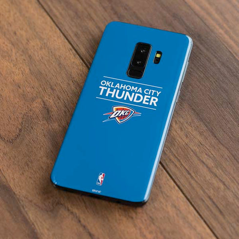 NBA Oklahoma City Thunder Standard - Blue Galaxy S9 Plus Skin