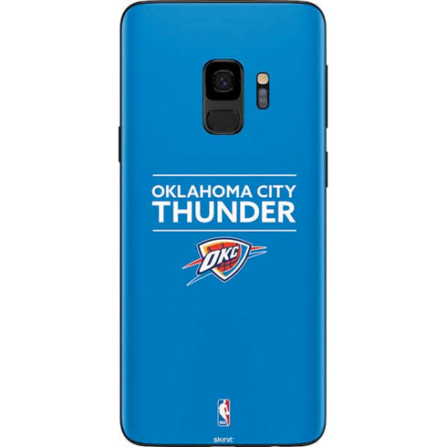 NBA Oklahoma City Thunder Standard - Blue Galaxy S9 Skin