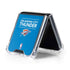 NBA Oklahoma City Thunder Standard - Blue Galaxy Z Flip5 5G Clear Case